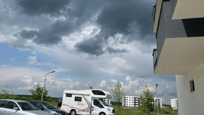 Sibiu Hermannstadt/ Womo steht vor der Tür